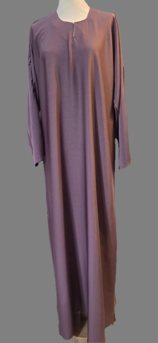 Mauve Minimalist Abaya