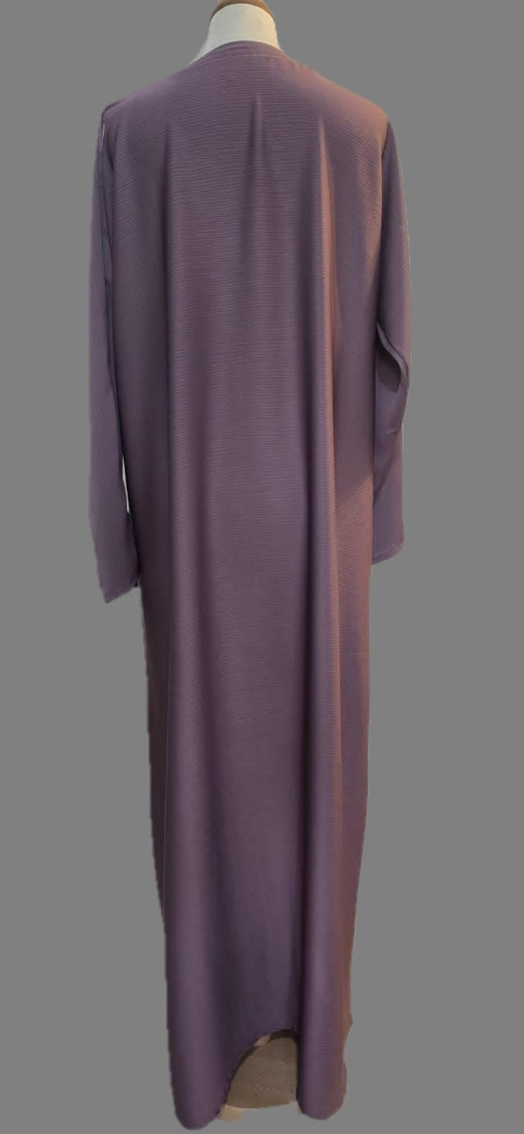 Mauve Minimalist Abaya