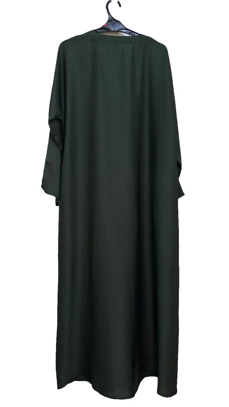Forest green abaya