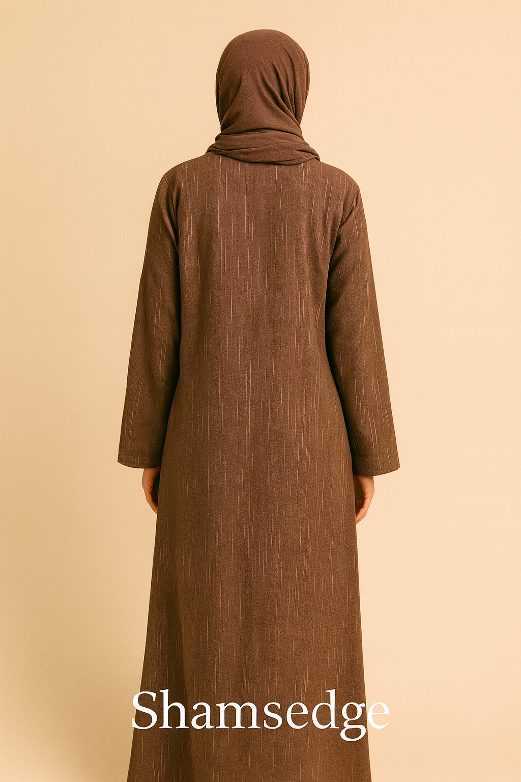 Charcoal Pinstripe Abaya