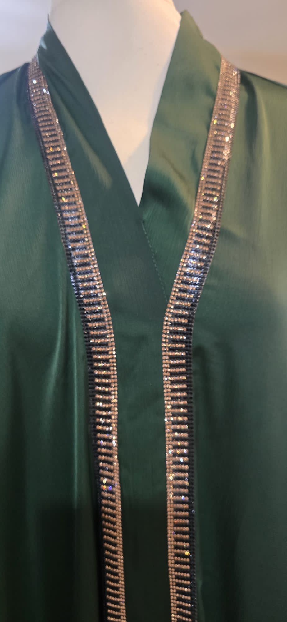 Emerald Elegance Abaya