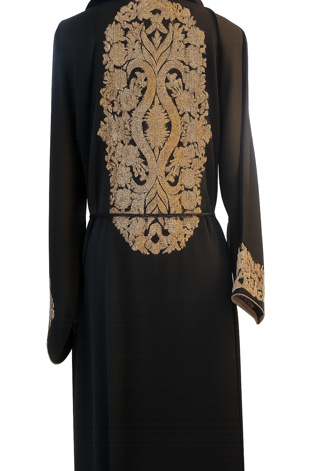 Noir Blossom Abaya