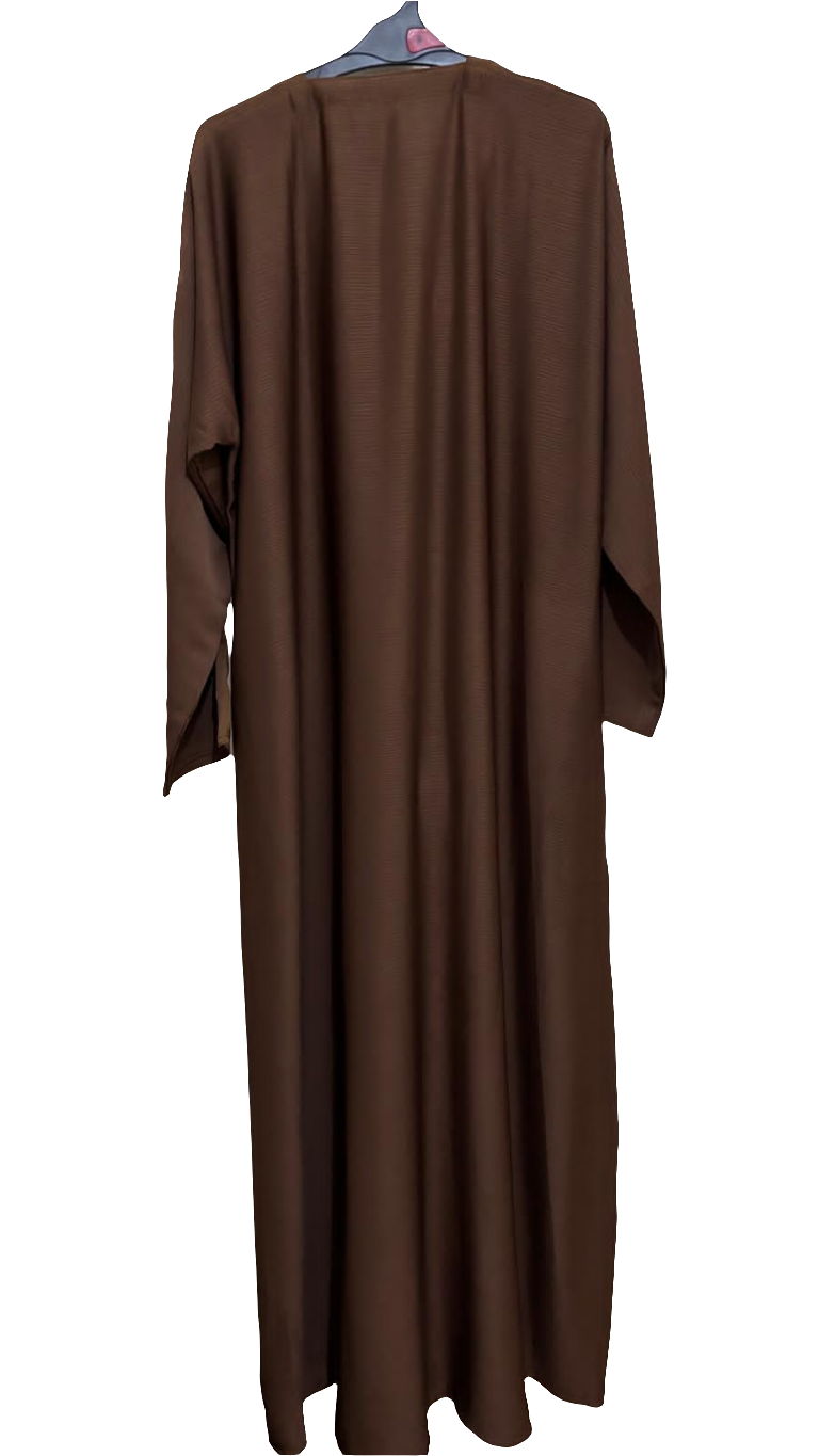 Mocha classic abaya