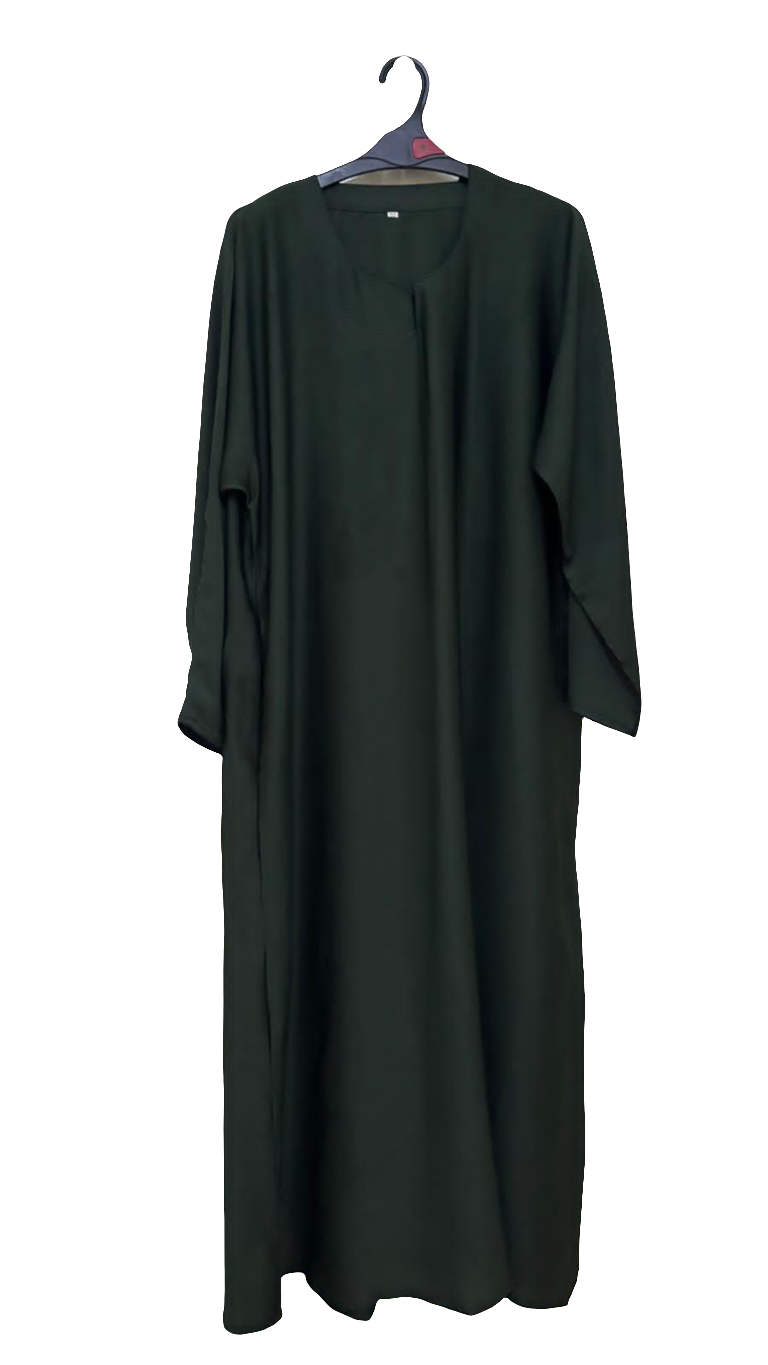 Forest green abaya