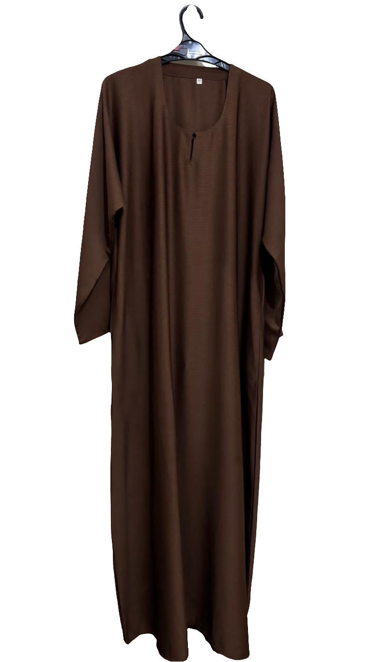 Mocha classic abaya
